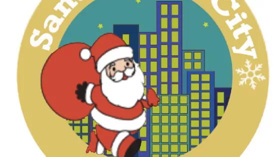 Santa In the city