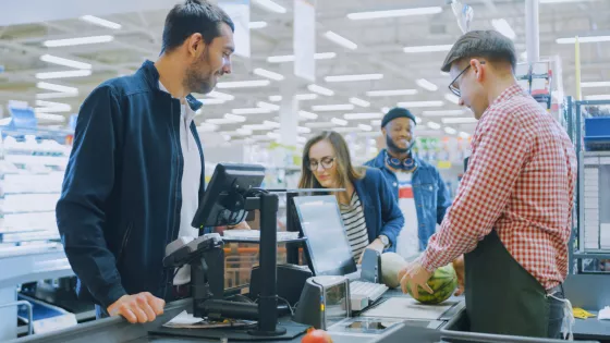 supermarket checkout