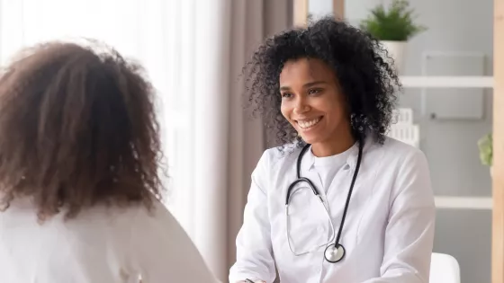 doctor and young girl patient