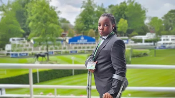 Young boy at Ascot Races