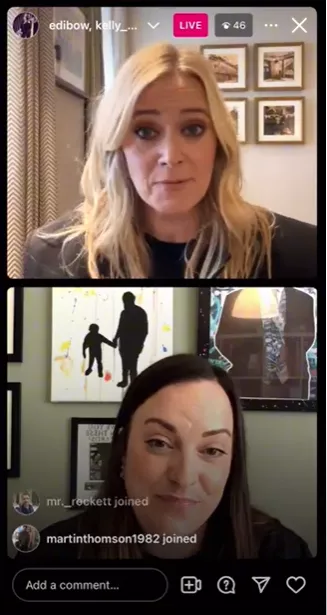 Edith Bowman speaks to and Kelly, Cash’s Mum on Instagram Live