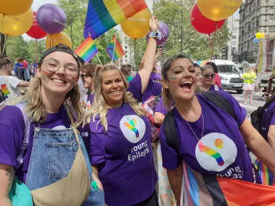 Young Epilepsy at Pride London 2023