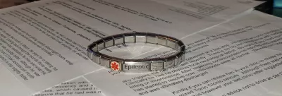 Andrew's medical bracelet