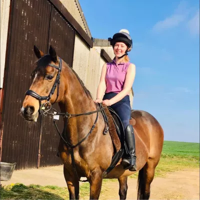 Girl on a horse