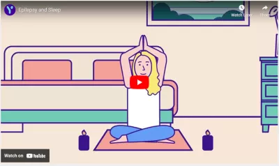 Animated young girl doing yoga