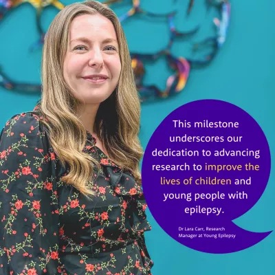 Dr Lara Carr, Young Epilepsy Research Manager