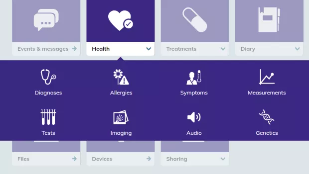 My Epilepsy Health Section Screenshot