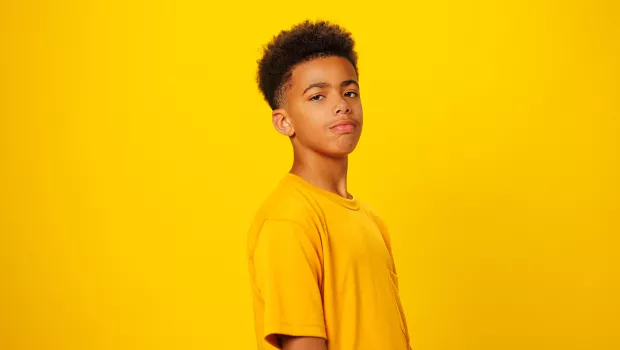 boy in yellow 