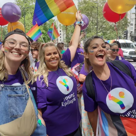 Young Epilepsy at Pride London 2023